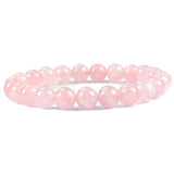 Rose Quatz Braclets Natural 8 MM